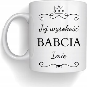 Bögre Őfelsége Nagymama Névvel Ajándék Nagyinak