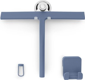 Gütewerk by blumfeldt Blaze, zuhanyzósarok törlő, 28 cm, szilikon borítás, rozsdamentes acél mag, modern design