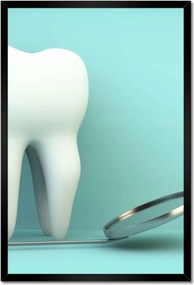 Poszterek keretben 40x60 Fogászati tükör