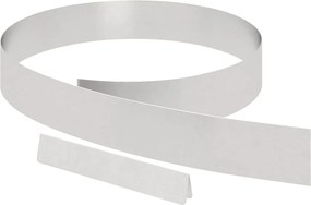 vidaXL Fűszegélyezés Ezüst 450 x 0.05 x 15 cm Rozsdamentes acél