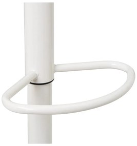 Fehér bőr utánzat állítható magasságú bárszék szett 2 db-os (ülésmagasság 56,5 cm) – Casa Selección