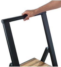 WENKO 50482100 - ALU-DESIGN fellépő 44x101 cm fekete