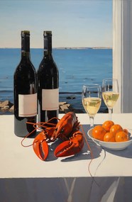 Poszter 53x81cm Ebéd az öbölben