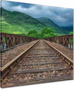 Vászonkép 50x50 Vasúti híd