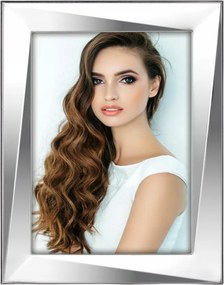 Fém képkeret 10x15 ezüst fényes