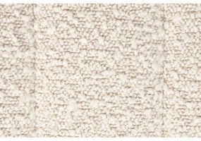 Fehér buklé fotel Jax – White Label