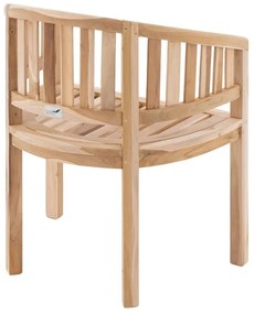 Kerti szék DIVERO® 83 x 68 x 48 cm - tíkfa