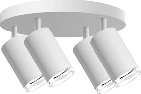 LED RGBW fényerőszabályozható fürdőszobai spotlámpa TURYN 4xGU10/4,8W/230V IP44 fehér