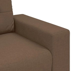 barna szövet loveseat kanapé 120 cm