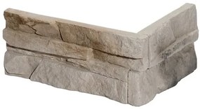 Homlokzati Sarok Stones Patan puha szürke 13x10 cm dombor RPATANSOGR