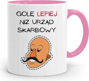 Rózsaszín Bögre Fodrásznak Gólok Jobb, Mint A Hivatal Nyomtatott Fényképpel