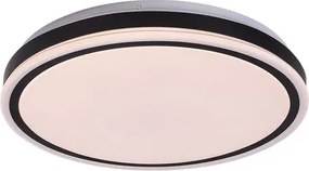 Rabalux corlet beltéri mennyezeti led lámpa távírányítóval 20w 1500lm ip20 38,5cm átmérő  fekete