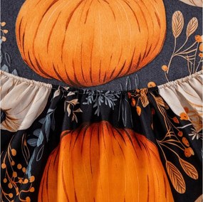 Mikroszálas gumis lepedő MAGIC PUMPKIN színes 180x200 cm
