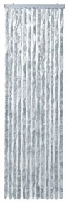 fehér és szürke zsenília rovarfüggöny 56 x 200 cm