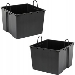 2x Utántöltő 30x30 CM Virágtartókhoz Juka/finezia Virágtartó Szett