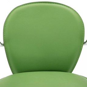 2 db zöld műbőr karfás bárszék