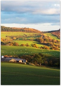 Poszterek 70x100 Hegyi völgy