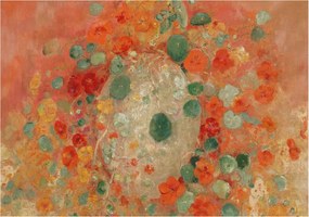 Tapéta Flizelin Falfestmény Prémium Absztrakt virágok 312x219 Ragasztó