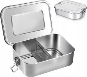 Légmentesen záródó uzsonnás doboz 850 ml Uzsonnás doboz csatokkal az iskolába a hegyekbe síeléshez
