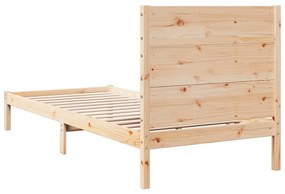 tömör fa extra hosszú ágykeret matrac nélkül 90 x 210 cm