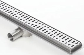 Kesmet Vonalmenti Zuhanyfolyóka 70 cm Fém Szifonnal 10 Minta