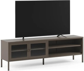 Szürke fém TV-állvány 160x50x35 cm Layna – Marckeric