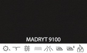 Franciaágy Boxspring 180 cm Ranaly (fekete öko-bőr) (tárolóhellyel). Akció -17%. 1044312