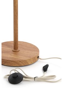 Natúr színű állólámpa textil búrával (magasság 159 cm) Dania – Light &amp; Living