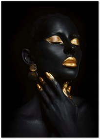 Poszterek 50x70 Arannyal bevont arc