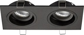 Zuma Line CHUCK 20068-BK Beépíthető spotlámpa 2x50W/GU10