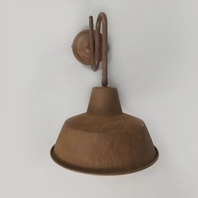 2 db-os falilámpa készlet rozsdabarna arany belsővel - Factory