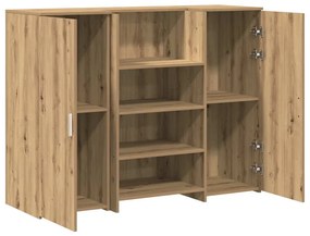 recepciós pult kézműves tölgy 135x50x103,5 cm szerelt fa