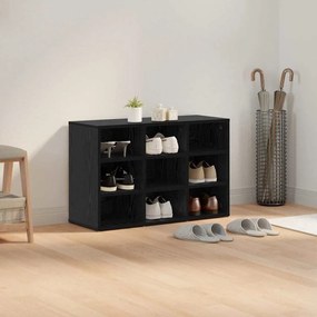 Cipősszekrény polcokkal Musta tammi 77.5 x 30 x 51 cm Faanyag