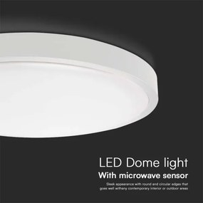 LED Fürdőszobai mennyezeti lámpa érzékelővel LED/18W/230V 4000K IP44 fehér