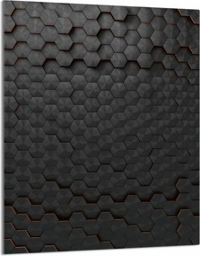 Üveg Vágódeszka 40x52 Fekete Konyhai