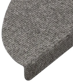 20 db fekete öntapadó lépcsőszőnyeg 56 x 17 x 3 cm