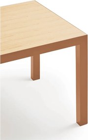 Étkezőasztal tölgyfa asztallappal 75x180 cm Alma – Teulat