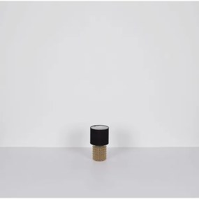 Globo 21626 - Asztali lámpa VALENTINO 1xE14/40W/230V fekete/arany