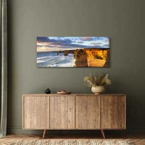 A tengeri sziklák képe (120x50 cm)