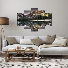 Tó a hegyekben képe (150x105 cm)