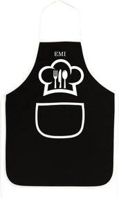 EMI Chef konyhai kötény, Fekete