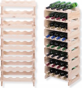 Bortartó állvány moduláris palacktartó állvány 8x4 építs úgy, mint az építőkockák szerszámok nélkül