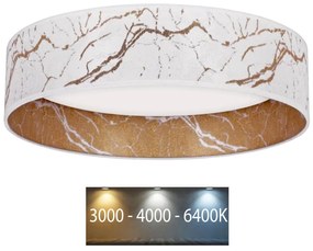 Brilagi - VELVET LED mennyezeti lámpa 24W 230V 3000/4000/6400K fehér/arany
