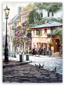 Canvas Summer Corner kép, 60 x 80 cm - Styler