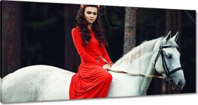 Vászonkép 180x90 Ló Lovak Lovaglás