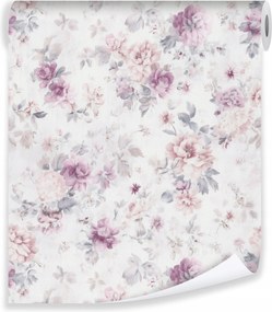 Tapéta Virágok Rózsák Romantikus Természet Flizelin Fal Nappali Hálószoba