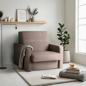 Fotel Do Spania Jednoosobowy MILAN 1 Beżowy