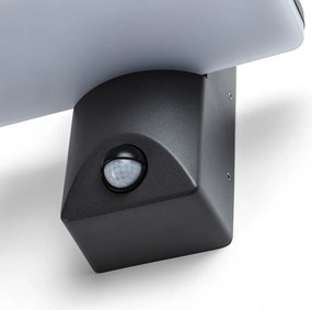 RENDL RINA PIR fali lámpa antracitszürke 230V LED 12W IP65 3000K