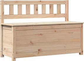 vidaXL tömör fenyőfa pad 110 x 41 x 76,5 cm