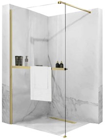 EVO GOLD BRUSH polc törölközőtartóval